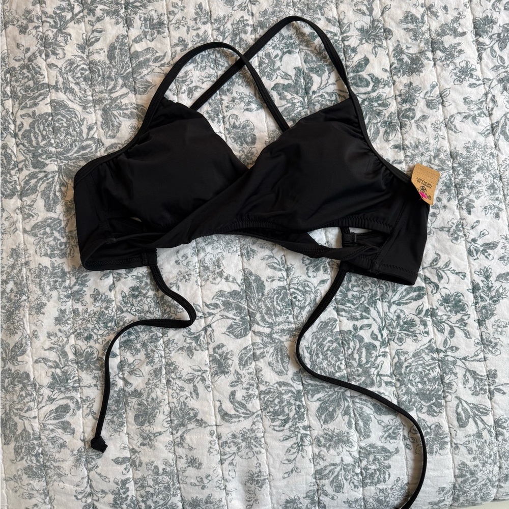 NWT Victoria’s Secret Pink wrap cut out bikini top LARGE